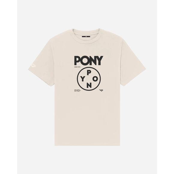 Pony White HERITAGE T-SHIRT - Size M - NEW - Picture 2 of 3